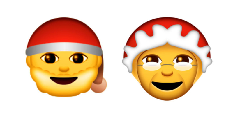 2 emoji mpya - mke wa santa