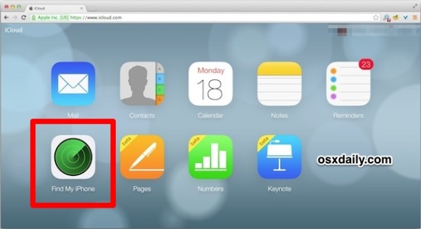 App ya Find my iPhone inapatikana katika Kompyuta za kawaida za Window, Mac, iphone, ipad au ipod touch