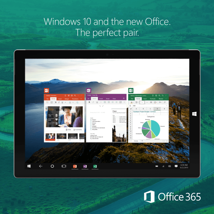 Microsoft wanashauri, Office 2016 inaendana vizuri zaidi na toleo jipya la Windows. Yaani Windows 10