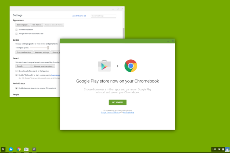 Google Playstore kupatikana kwa watumiaji wa Chrome OS