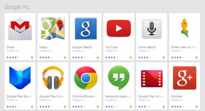 Apps za Google