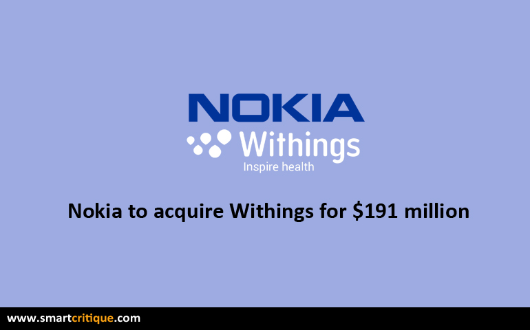 " Nokia Kuinunua Withings "