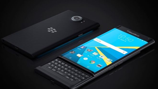 Moja ya simu janja zinazotengenezwa na Blackberry zenye kutumia Android