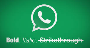 Whatsapp: Bold, Italic na Strikethrough
