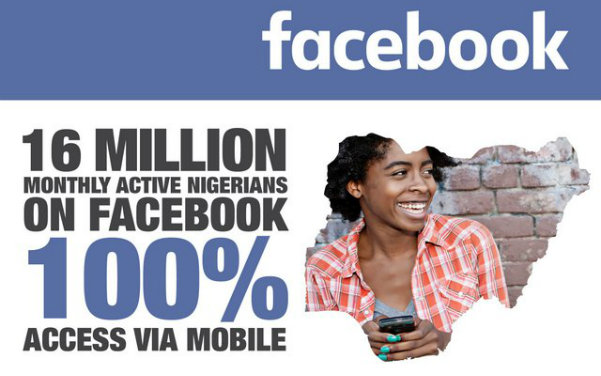 Nigeria ikiwa na idadi kubwa zaidi ya watu wanaotumia Facebook.