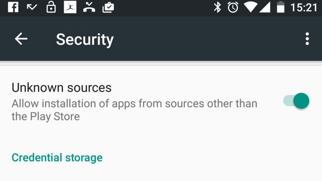 Sehemu Ya 'Unkown Sources' Katika Settings Za  Android
