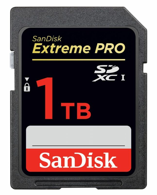 The SanDisk Extreme Pro SDXC UHS-I