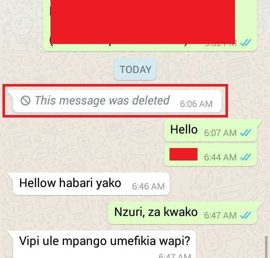 Hivi karibuni utaweza kufuta ujumbe uliokwishatumwa WhatsApp